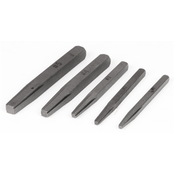 Performance Tool 5 Pc Screw Extractor Set W8605